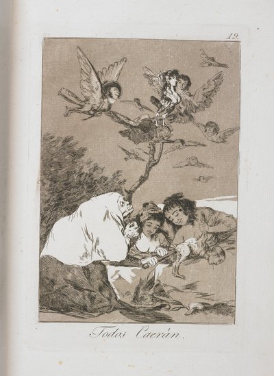 Placa de Los Caprichos, 1797-1798 de Francisco de Goya